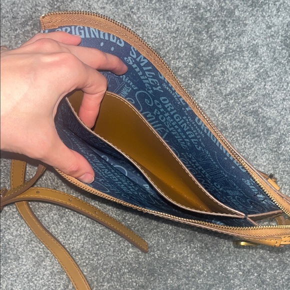 Fossil Tan Smiley Face Crossbody Bag - Picture 6 of 6